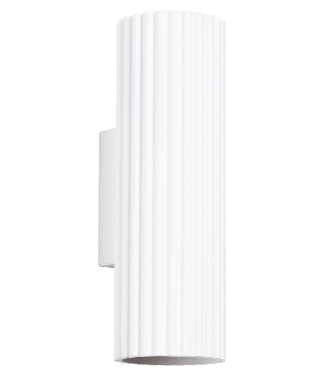 SL SL.1647 KARBON LED OLDALFALI LÁMPATEST 2XGU10 MAX. 2X10W Ø65x85X200MM IP20 FEHÉR 5 ÉV