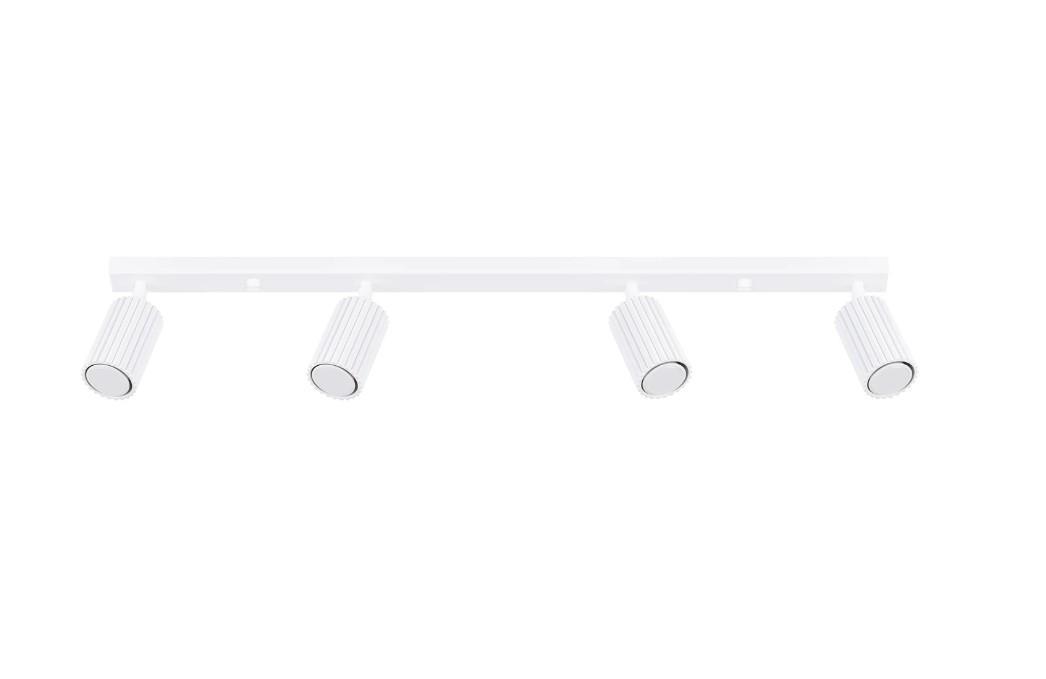 SL SL.1546 KARBON LED MENNYEZETI SPOT LÁMPATEST 4XGU10 MAX.4X10W 810X65X165MM IP20 FEHÉR