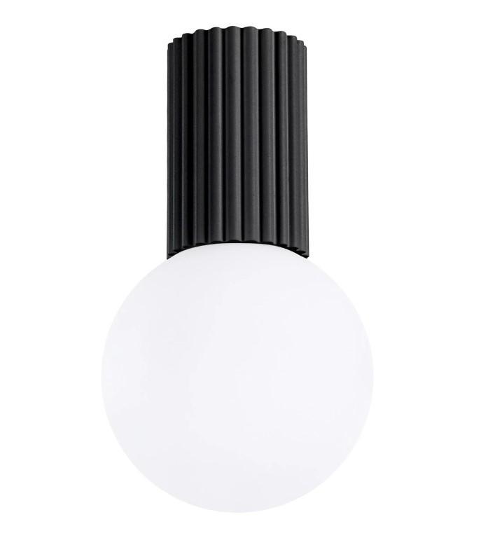 SL SL.1713 HALO LED MENNYEZETI LÁMPATEST G9 MAX. 8W Ø120x210MM IP44 FEKETE 5 ÉV