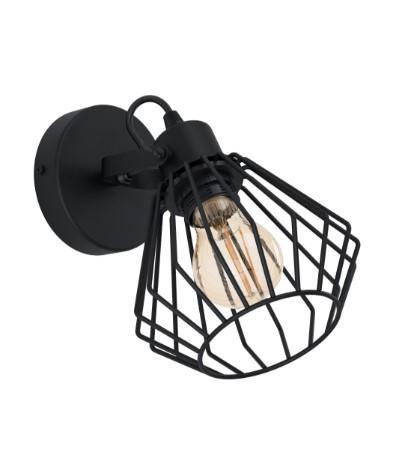 EGL 98762 TABILLANO SPOT LÁMPATEST E27 MAX. 40W IP20 Ø110MM FEKETE