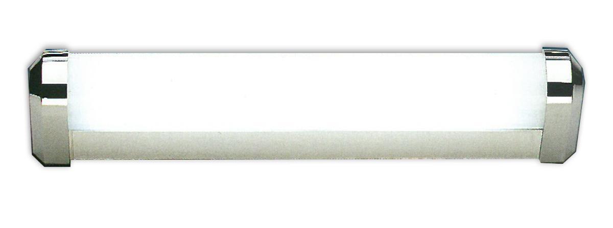 MLE 82123C BALNEA TÜKÖRVILÁGÍTÓ LÁMPATEST 2XG23 2X9W IP44 400x60x85MM KRÓM+OPÁL