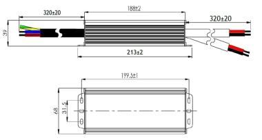 TRO 215-302 (TRO SPS-24-100W IP67) TÁPEGYSÉG