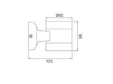 MLX YL 7052 G9 IP54 MG DIR./INDIR. OLDALFALI LÁMPATEST