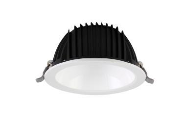 OP 140043943 LED MÉLYSUGÁRZÓ LÁMPA 29W 2550LM 3000K 75° IP44/IP20 Ø185x90MM FEHÉR