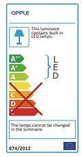 OP 140044131 APOLLO LED MENNYEZETI LÁMPA 13W 880LM 2700K 115° IP20 Ø300MM