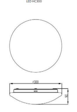 OP 140044132 APOLLO LED MENNYEZETI LÁMPA 13W 880LM 2700K 115° IP20 Ø300MM FÉNYES FEHÉR