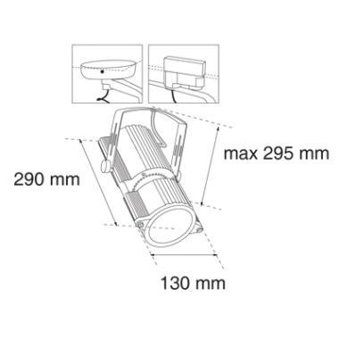 MLX KF ST27 70W MH 3 FÁZISÚ ADAPTERREL