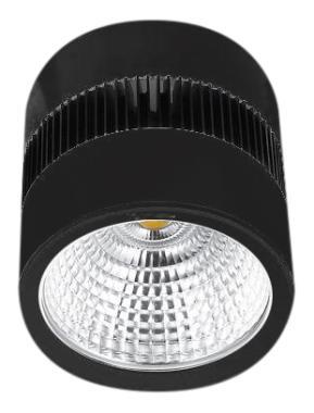 TRO 136-007 LED MÉLYSUGÁRZÓ RÁÉPÍTHETŐ 30W 3018LM 3000K 36° IP20 UGR<19 FEKETE