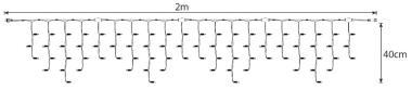 TRO 007-018 (TRO PEAK LIGHT LED  200X40CM FEHÉR 3000K) IP65