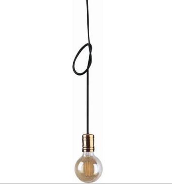 EL TL-9747 NOWODVORSKI CABLE FÜGGESZTÉK E27 MAX. 60W 230V FEKETE+RÉZ