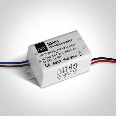 OL 89004 LED DRIVER 230V AC LED 1-4W 0,1A 350mA IP66 3 ÉV