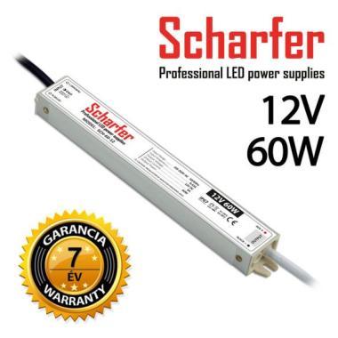 SCHARFER SCH-60-12 LED TÁPEGYSÉG 170-250VAC 12VDC 5A 60W IP67
