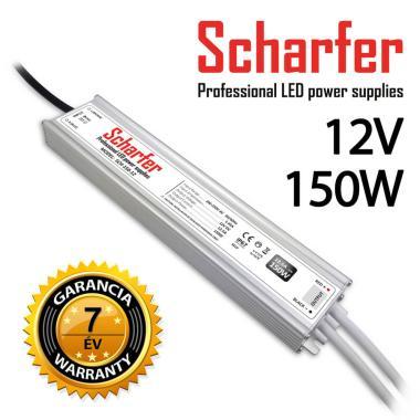 SCHARFER SCH-150-12 LED TÁPEGYSÉG 170-250VAC 12VDC 12,5A 150W IP67
