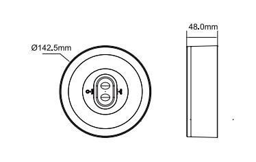 MLX LDC003 LED AT ÚTVONAL VILÁGÍTÓ UNIVERZÁLIS 6W 300LM 6500K KÉSZENLÉTI 2,5H IP20