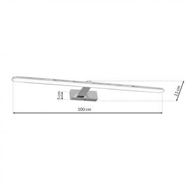 MIL ML5724 SPLASH LED 21W 1470LM 4000K IP44 KRÓM