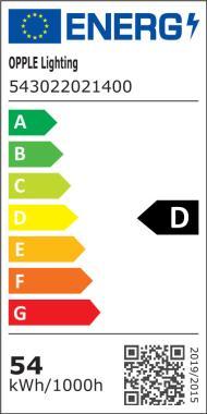 OP 543022021400 LED LÁMPATEST 54W 7290LM 4000K IP69K IK06 HACCP 5 ÉV