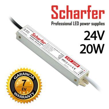 SCHARFER SCH-20-24 LED TÁPEGYSÉG 170-250VAC 12VDC 0,83A 20W IP67