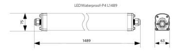 OP 711000008100 LED LÁMPATEST 47W 7050LM 4000K IP66 5ÉV 1489MM