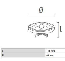 DURA L8085N DR111 LED 12V G53 11W 825LM 4000K 30° 2 ÉV