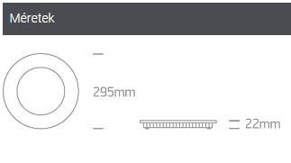 OL 10130FA/W/C LED MÉLYSUGÁRZÓ 30W 2100LM 4000K IP40 FEHÉR 2ÉV