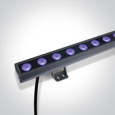 OL 7055B/RGB LED FALMOSÓ LÁMPA 24X1,5W RGB 24V 30° IP66 SOROLHATÓ 5ÉV