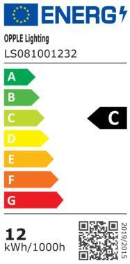 OP 542003155900 LED PANEL 1274x370x55MM 40W 5000LM 3000//4000K 90° IK03 UGR19 IP20 5 ÉV