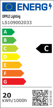 OP 540001387400 LED MÉLYSUGÁRZÓ 22W 2860LM 3000-4000K 70° IP44/IP20 UGR19 FEHÉR 5 ÉV