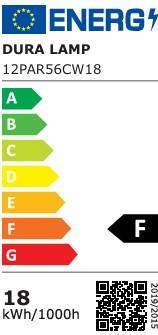 DURA 12PAR56CW18 LED FÉNYFORRÁS 12V AC/DC PAR56 18W 1500LM 6000K 120° 3 ÉV