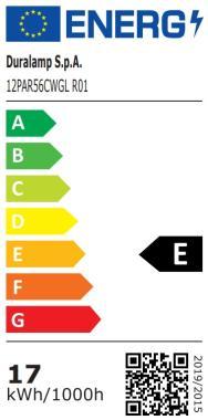 DURA 12PAR56CWGL LED FÉNYFORRÁS 12V AC PAR56 17W 1850LM 6500K 120° 2 ÉV