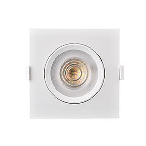 DURA VA03L1CCTQ VALO CCT LED MÉLYSUGÁRZÓ 7W 600LM 3000-4000-6500K 85X85MM 50° IP20/IP43 NÉGYZET 2ÉV