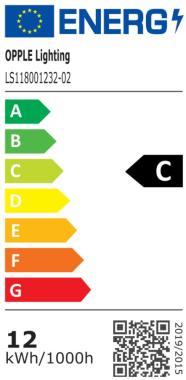 OP 521028002800 FIJI LED TÜKÖRVILÁGÍTÓ CCT 12W 1560LM 3000-4000K 160° IK02 IP44 600MM 5 ÉV