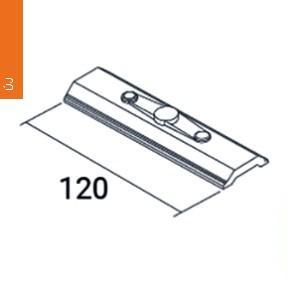 DURA B40123 3 FÁZISÚ SÍNHEZ MEREV TARTÓKONZOL