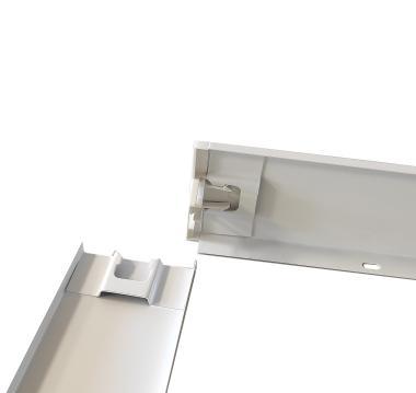 MLX PL  TARTOZÉK TOKIO B6060 PANEL KIEMELŐ KERET 600x600x65MM FEHÉR