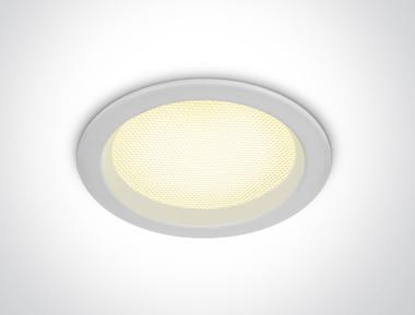 OL 10110U/W/V LED MÉLYSUGÁRZÓ 10W 850LM 3000-4000-6000K IP44 UGR19 IK04 Ø95MM FEHÉR 3 ÉV