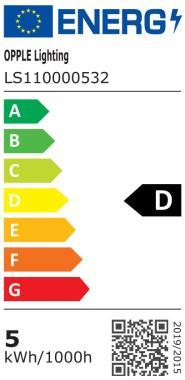 OP 540001366000 LED MÉLYSUGÁRZÓ 6W 600LM 3000-4000K 100° IP20/IP44 Ø113MM 5 ÉV