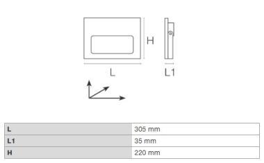 DURA PAH1L20BLW LED FÉNYVETŐ 120W 20000LM 3000K 110° IP65 FEKETE 5 ÉV