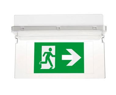 MLX EM JM515 LED KIJÁRATMUTATÓ 2,7W 200LM 3H A/K AT IK06 IP65 AUTOMATA TESZT 2 ÉV
