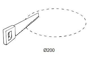 OP 540001385200 LED MÉLYSUGÁRZÓ 22W 2860LM 3000-4000K IP54/20 70° UGR22 DALI DIMM. 5 ÉV