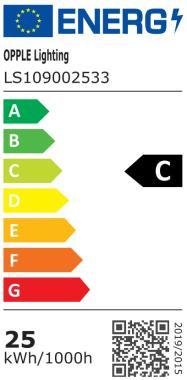 OP 540001386200 LED MÉLYSUGÁRZÓ 30W 3900LM 3000-4000K 70° UGR<22 IP54/IP20 Ø226x62MM 5 ÉV SMART