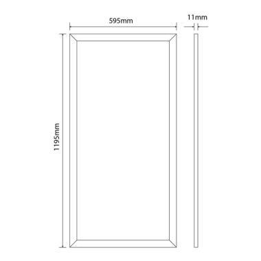 TRO 173-042 LED PANEL 20-40W 5765LM 3000-5700K UGR>19 120° IP20 1195x595x11MM 5 ÉV