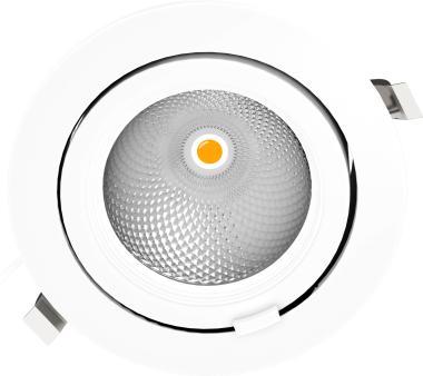 MLX BLS-LED MÉLYSUGÁRZÓ 30W 3000LM 4000K 23° IP41 Ø200x155MM FEHÉR 3 ÉV