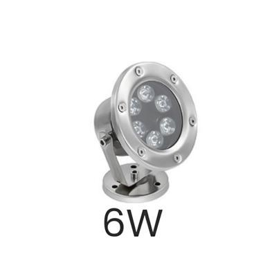 MLX BLS-LED MEDENCE LÁMPATEST 24V 6W 540LM 4000K 30° IP68 Ø120x140MM ACÉL 3 ÉV