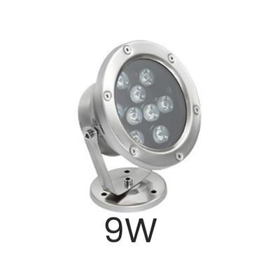 MLX BLS-LED MEDENCE LÁMPATEST 24V 9W 765LM 3000K 30° IP68 Ø145x180MM ACÉL 3 ÉV