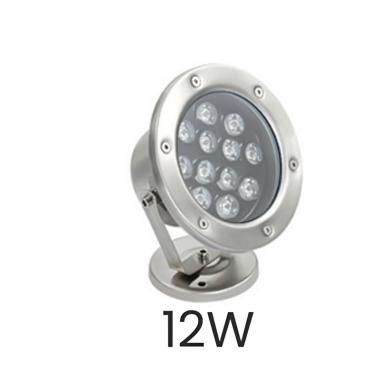 MLX BLS-LED MEDENCE LÁMPATEST 24V 12W 1020LM 3000K 30° IP68 Ø160x185MM ACÉL 3 ÉV