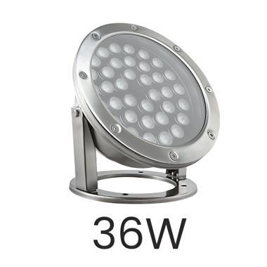 MLX BLS-LED MEDENCE LÁMPATEST 24V 36W 3240LM 4000K 30° IP68 Ø230x240MM ACÉL 3 ÉV