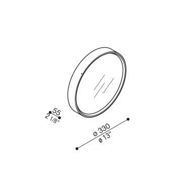 LB LL14400G2 LED FALI LÁMPA 20W 2500LM 2700K IK08 IP66 SZÜRKE 5 ÉV