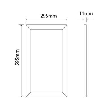 TRO 173-032 LED PANEL 6-15W 2037LM 3000-5700K UGR>19 120° IP20 595x295x11MM 5 ÉV