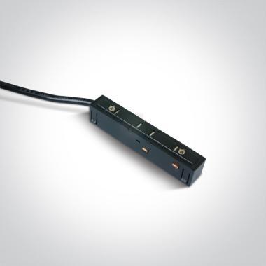 OL 42004A/B MÁGNESES SÍNHEZ TÁBKÁBEL 48V DC ON/OFF/DALI MINI, MIDI, MAXI TÍPUSOKHOZ FEKETE