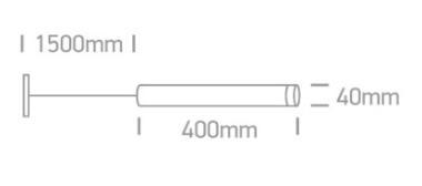 OL 42130B/B/W MÁGNESES SÍNES LÁMPA FÜGGŐ 9W 630LM 3000K 38° IP20 FEKETE 3 ÉV