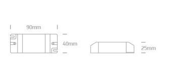 OL 89008 LED DRIVER 350mA 4-8W IP20 5 ÉV ÁLLANDÓ ÁRAMÚ NEM SZABÁLYOZHATÓ